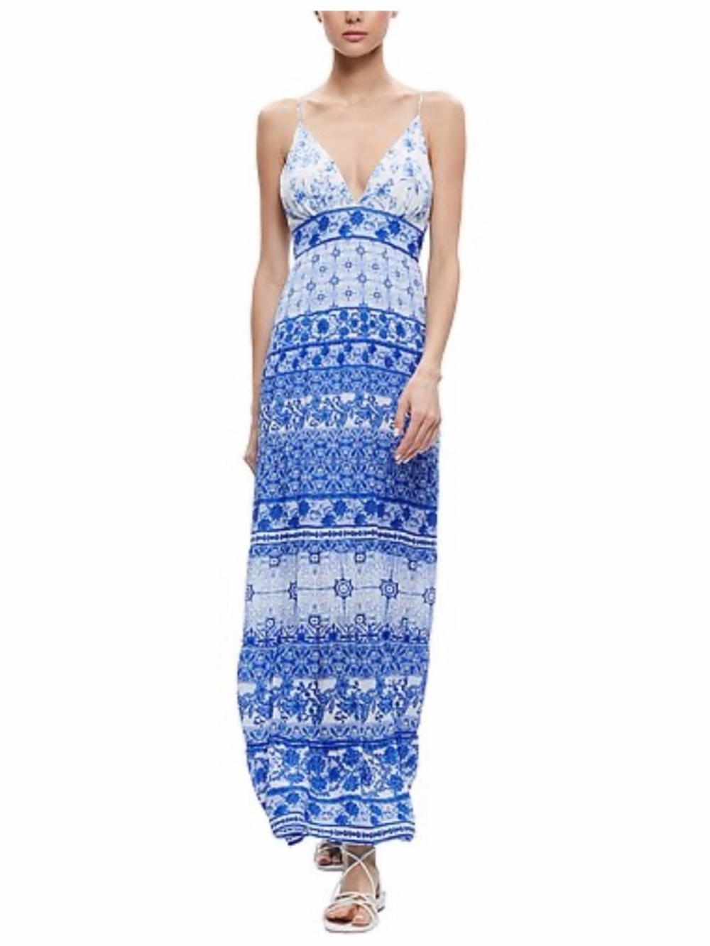Alice and Olivia - Greek Tile Karolina Maxi Dress